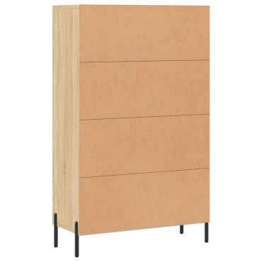 vidaXL Ντουλάπα Sonoma Δρυς 69,5x31x115cm από Επεξεργασμένο Ξύλο 1 τεμ.