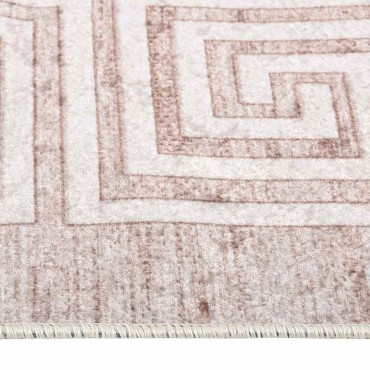 vidaXL Χαλί Πλενόμενο Μπεζ 80x150cm
