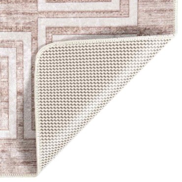 vidaXL Χαλί Πλενόμενο Μπεζ 80x150cm