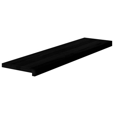 vidaXL Πατάκια Σκάλας 4 τεμ. Καφέ-Μαύρο 100x30x2 cm Ξύλο Δρυός
