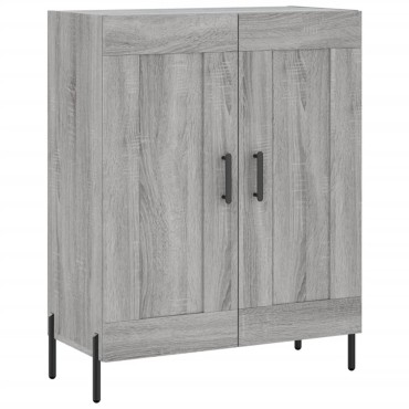 vidaXL Ντουλάπι Γκρι Sonoma 69,5x34x90cm από Επεξεργασμένο Ξύλο 1 τεμ.
