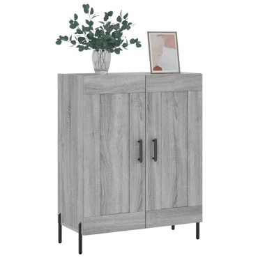 vidaXL Ντουλάπι Γκρι Sonoma 69,5x34x90cm από Επεξεργασμένο Ξύλο 1 τεμ.