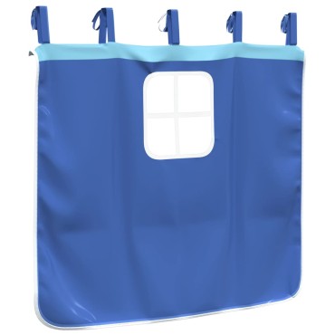 vidaXL Κουρτίνες για Κρεβάτι Κουκέτα με Τούνελ Μπλε από Πολυεστέρα