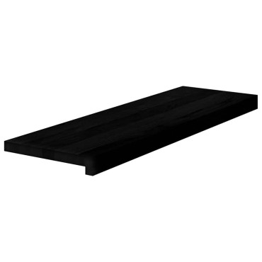vidaXL Πατάκια Σκάλας 4 τεμ. Καφέ-Μαύρο 80x25x2 cm Ξύλο Δρυός