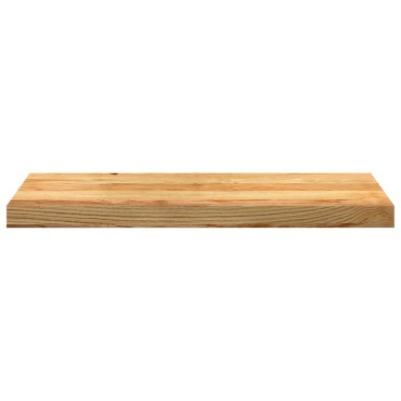 vidaXL Πατάκια Σκάλας 2 τεμ. Ανοιχτό Καφέ 70x30x2 cm Ξύλο Δρυός