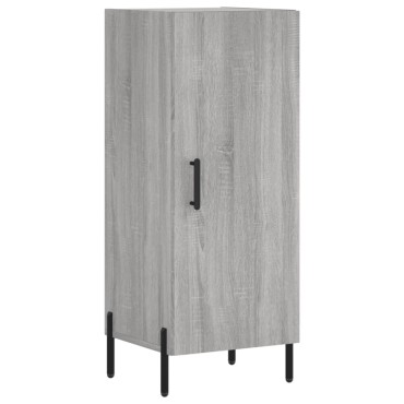 vidaXL Μπουφές Sonoma Γκρι 34,5x34x180cm από Επεξεργασμένο Ξύλο 1 τεμ.