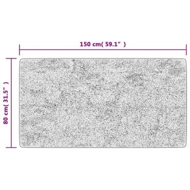 vidaXL Χαλί Πλενόμενο Πολύχρωμο 80x150cm