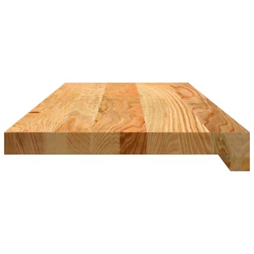 vidaXL Πατάκια Σκάλας 4 τεμ. Ανοιχτό Καφέ 70x30x2 cm Ξύλο Δρυός