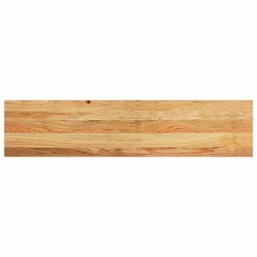 vidaXL Πατάκια Σκάλας 2 τεμ. Ανοιχτό Καφέ 110x25x2 cm Ξύλο Δρυός
