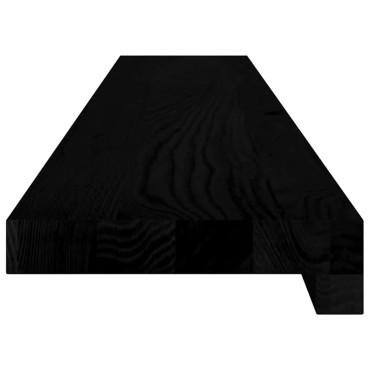 vidaXL Περβάζια παραθύρων 2 τεμ. Σκ. Καφέ 110x15x2εκ. Μασίφ Ξύλο Δρυός