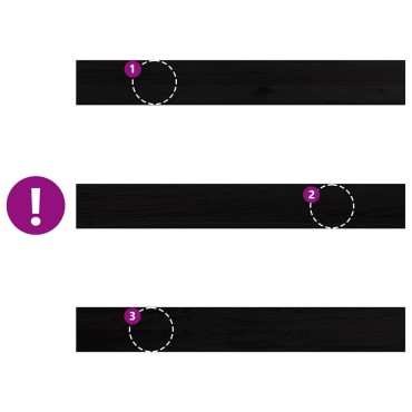 vidaXL Περβάζια παραθύρων 2 τεμ. Σκ. Καφέ 110x15x2εκ. Μασίφ Ξύλο Δρυός