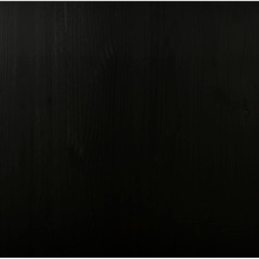 vidaXL Τροχήλατο ντουλάπι με συρτάρια "MOSS" Μαύρο μασίφ ξύλο πεύκο 34x39x65,5cm