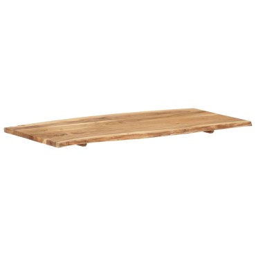 vidaXL Επιφάνεια Τραπεζιού 118x(50-60)x2,5cm Μασίφ Ξύλο Ακακίας 1 τεμ.