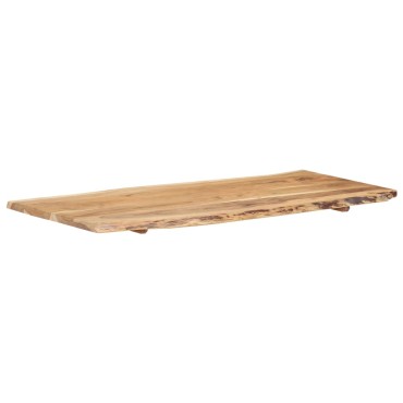vidaXL Επιφάνεια Τραπεζιού 118x(50-60)x2,5cm Μασίφ Ξύλο Ακακίας 1 τεμ.