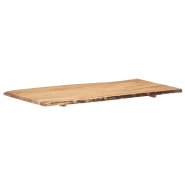vidaXL Επιφάνεια Τραπεζιού 118x(50-60)x2,5cm Μασίφ Ξύλο Ακακίας 1 τεμ.
