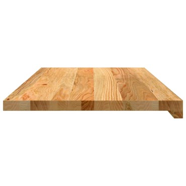 vidaXL Περβάζια παραθύρων 2 τεμ. Αν. Καφέ 80x40x2 εκ. Μασίφ Ξύλο Δρυός