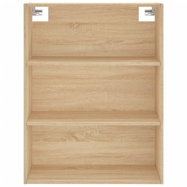 vidaXL Ντουλάπι Sonoma δρυς 69,5x34x180cm από Επεξεργασμένο Ξύλο 1 τεμ.