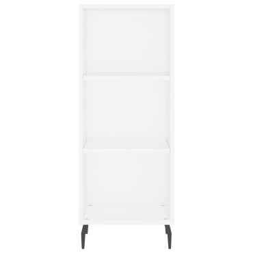 vidaXL Ντουλάπι Λευκό 34,5x34x180cm από Επεξεργασμένο Ξύλο 1 τεμ.