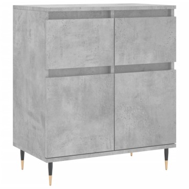 vidaXL Ντουλάπι Γκρι Σκυροδέματος 60x35x70cm Επεξεργασμένο Ξύλο 1 τεμ.