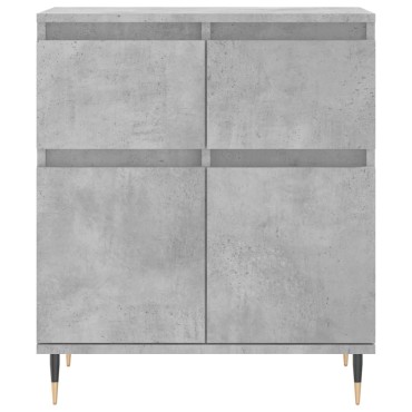 vidaXL Ντουλάπι Γκρι Σκυροδέματος 60x35x70cm Επεξεργασμένο Ξύλο 1 τεμ.