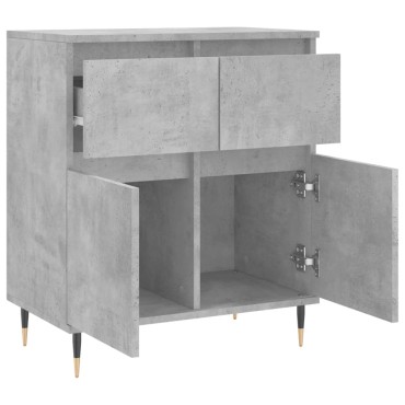 vidaXL Ντουλάπι Γκρι Σκυροδέματος 60x35x70cm Επεξεργασμένο Ξύλο 1 τεμ.