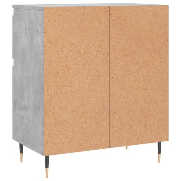 vidaXL Ντουλάπι Γκρι Σκυροδέματος 60x35x70cm Επεξεργασμένο Ξύλο 1 τεμ.