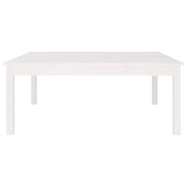 vidaXL Τραπεζάκι Σαλονιού Λευκό 100x100x40cm από Μασίφ Ξύλο Πεύκου 1 τεμ.