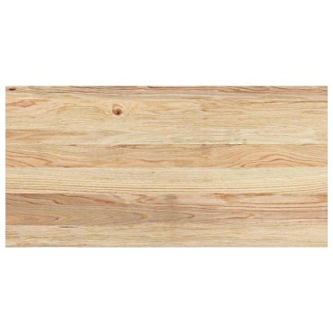 vidaXL Περβάζια παραθύρων 2 τεμ. 80x40x2 εκ. Ακατέργαστο Μασίφ Δρυός