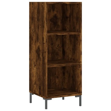 vidaXL Ντουλάπι Καπνιστή δρυς 34,5x34x180cm από Επεξεργασμένο Ξύλο 1 τεμ.