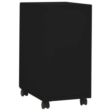 vidaXL Αρχειοθήκη Φορητή Μαύρη 30x45x59cm Ατσάλινη 1 τεμ.