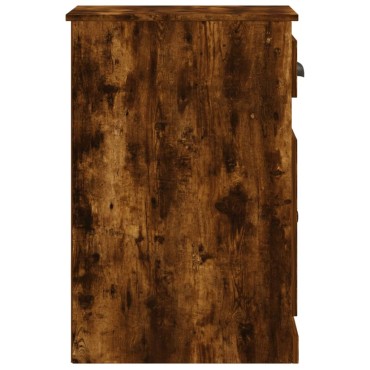 vidaXL Ντουλάπι με Συρτάρι Καπνιστή Δρυς 40x50x75cm Επεξεργ. Ξύλο 1 τεμ.