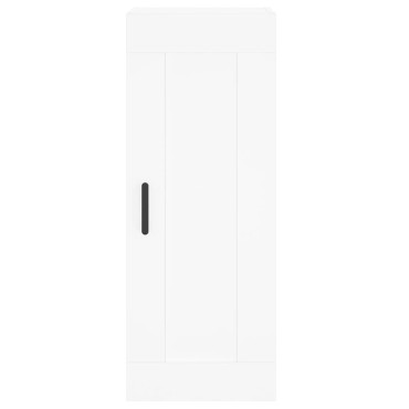vidaXL Ντουλάπι Λευκό 34,5x34x180cm από Επεξεργασμένο Ξύλο 1 τεμ.