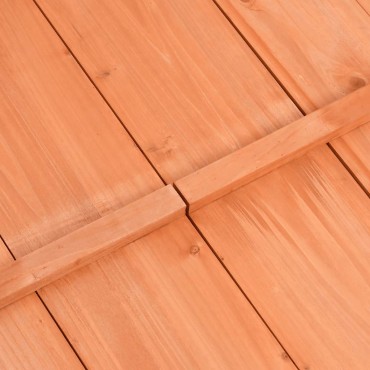 vidaXL Αμμοδόχος 95 x 90 x 15 εκ. από Ξύλο Ελάτης