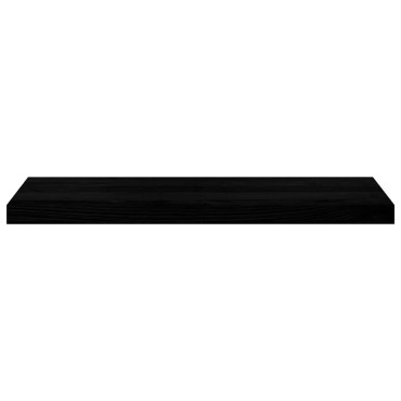 vidaXL Πατάκια Σκάλας 2 τεμ. Καφέ-Μαύρο 80x25x2 cm Ξύλο Δρυός
