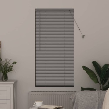 vidaXL Βενετσιάνικες Ρόδες Ασημί 130 x 65 εκ Αλουμίνιο