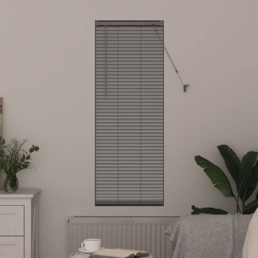 vidaXL Βενετσιάνικες Ρόδες Ασημί 175 x 40 εκ Αλουμίνιο