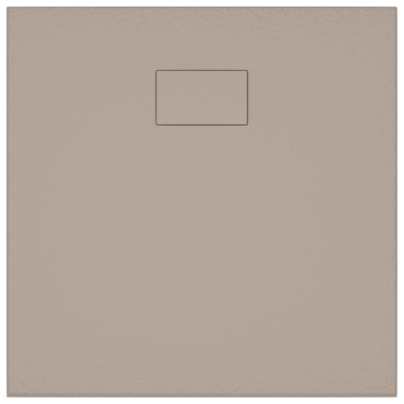 vidaXL Βάση Ντουζιέρας Καφέ 80 x 80 εκ. από SMC