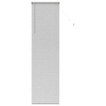 vidaXL Βενετσιάνικη Σκίαση Ασημί 220 x 55 εκ 25 χιλ. Αλουμίνιο
