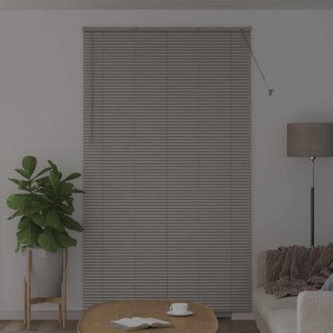vidaXL Βενετσιάνικες Ρόδες Ασημί 220 x 130 εκ Αλουμίνιο