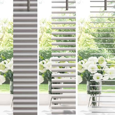 vidaXL Βενετσιάνικη Σκίαση Ασημί 220 x 135 εκ 25 χιλ. Αλουμίνιο