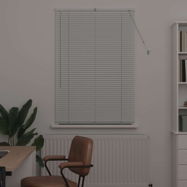 vidaXL Βενετσιάνικες Ρόδες Λευκό 175 x 95 εκ Αλουμίνιο
