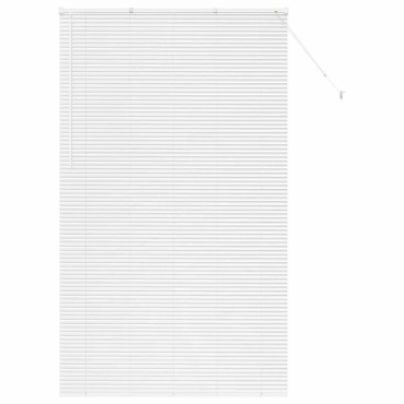 vidaXL Βενετσιάνικες Ρόδες Λευκό 220 x 130 εκ Αλουμίνιο