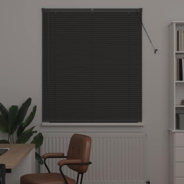 vidaXL Βενετσιάνικη Σκίαση Σκούρο Γκρι 130 x 120 εκ 25 χιλ. Αλουμίνιο