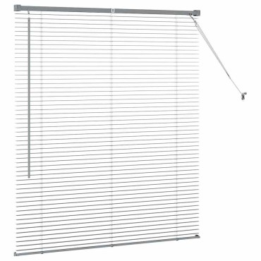 vidaXL Βενετσιάνικη Σκίαση Σκούρο Γκρι 130 x 120 εκ 25 χιλ. Αλουμίνιο