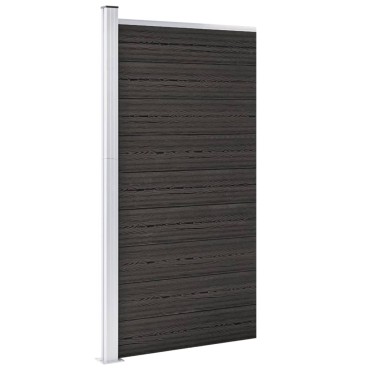 vidaXL Πάνελ Περίφραξης Γκρι 95x186cm από WPC