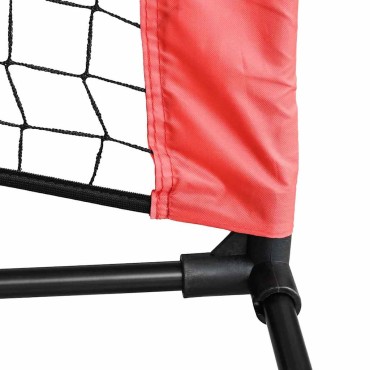 vidaXL Δίχτυ Τένις Μαύρο και Κόκκινο 301 x 90,5 x 87 εκ. Πολυεστέρας