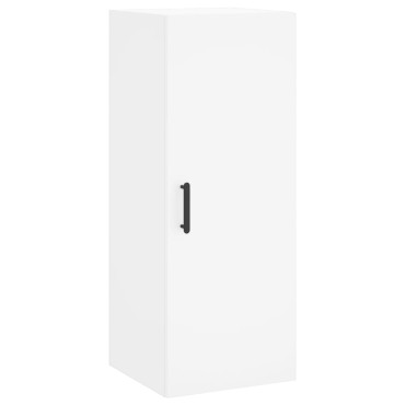 vidaXL Ντουλάπι Λευκό 34,5x34x180cm από Επεξεργασμένο Ξύλο 1 τεμ.