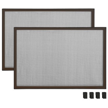 vidaXL Σήτα Παραθύρου Επεκτεινόμενη Καφέ (75-143)x50 εκ.