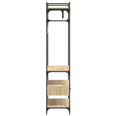 vidaXL Ντουλάπα με Συρτάρια Sonoma Δρυς 89x39x184,5cm Επεξ. Ξύλο 1 τεμ.