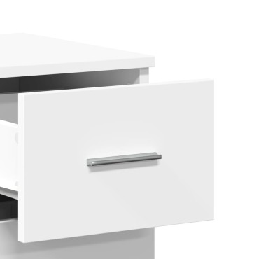 vidaXL Βοηθητικό Ντουλάπι 2 τεμ. Λευκός 59x39x80cm Επεξεργ. Ξύλο